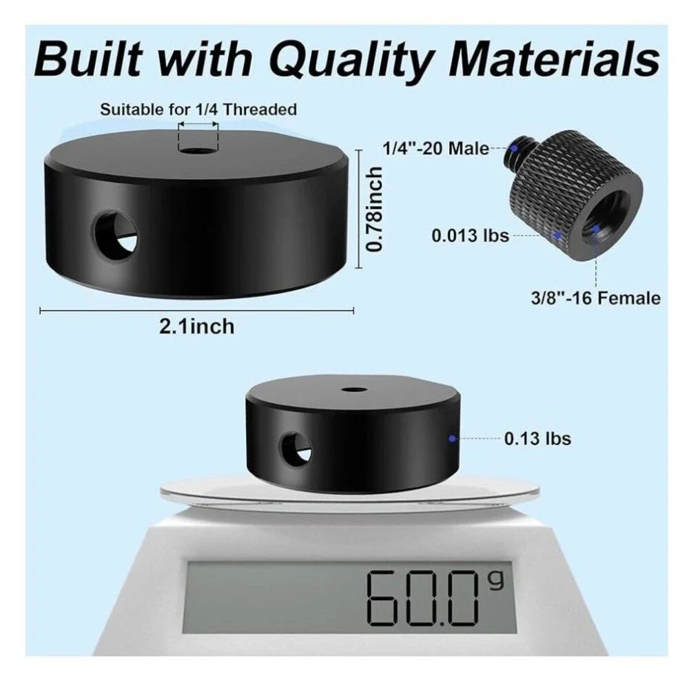 Tripod Adapter mount for Starlink Mini, Aluminum Alloy Tripod Adapter only